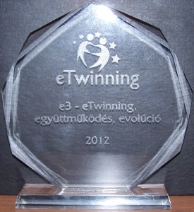 e3 - eTwinning, együttműködés, evolúció 2012. díj